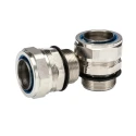 Adaptaflex Nickel Plated Brass Conduit Fitting 32 mm Nominal Size M32 Thread IP65 Rated 7TCA296020R0253 SP32/M32/M