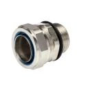 Adaptaflex Nickel Plated Brass Conduit Fitting 32 mm Nominal Size M32 Thread IP65 Rated 7TCA296020R0253 SP32/M32/M