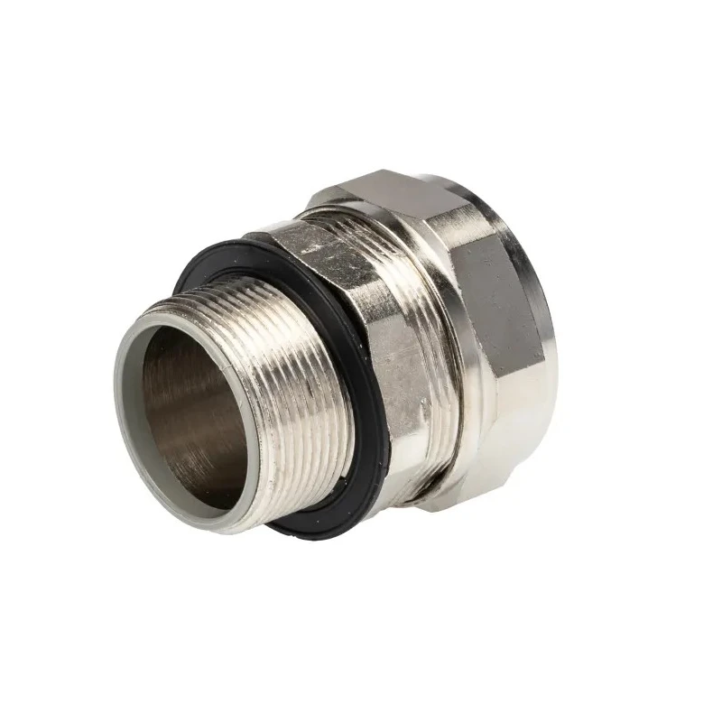 Adaptaflex Nickel Plated Brass Conduit Fitting 32 mm Nominal Size M32 Thread IP65 Rated 7TCA296020R0253 SP32/M32/M