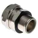 Adaptaflex Nickel Conduit Fitting 25 mm Nominal Size M25 Brass Silver IP65 Rating 7TCA296020R0204 SP25/M25/M