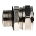 Adaptaflex Nickel Conduit Fitting 25 mm Nominal Size M25 Brass Silver IP65 Rating 7TCA296020R0204 SP25/M25/M