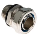 Adaptaflex Nickel Conduit Fitting 25 mm Nominal Size M25 Brass Silver IP65 Rating 7TCA296020R0204 SP25/M25/M