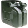 RS PRO Metal Fuel Can 10L Capacity Olive Green Powder-Coated 0.9 mm Steel 400-8503