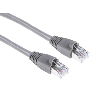 RS PRO Cat5e Ethernet Cable, 3 m, Grey RJ45 Male to RJ45 Male, U/FTP PVC 400-9657