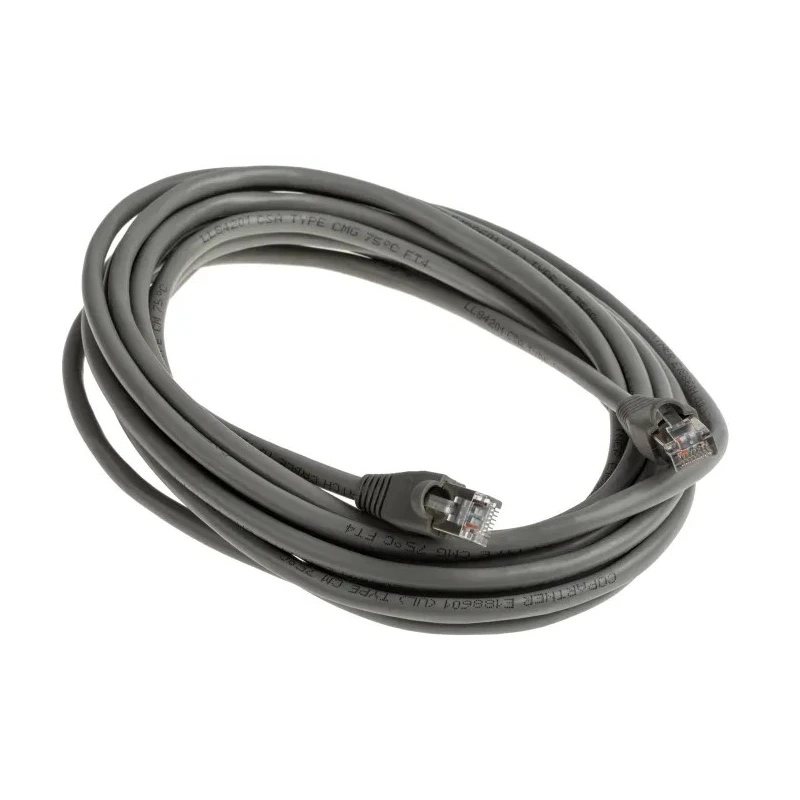 RS PRO Cat5e Ethernet Cable 5m Grey RJ45 Male to RJ45 Male U/FTP PVC 400-9663