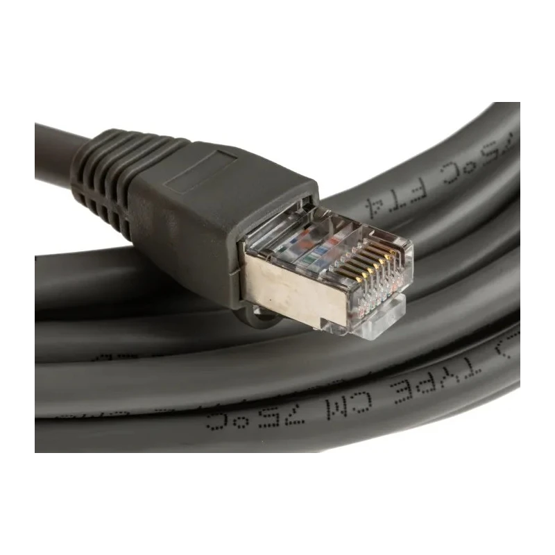 RS PRO Cat5e Ethernet Cable 5m Grey RJ45 Male to RJ45 Male U/FTP PVC 400-9663