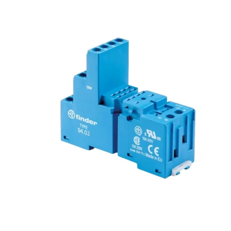 Finder 11 Way 250V AC DIN Rail Relay Socket for Use with 55.33 Series Relay 94.03SMA