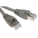 RS PRO Cat5e Ethernet Cable, 2 m Length, Grey Jacket, U/FTP Shielded RJ45 Male to RJ45 Male Connectors 400-9641