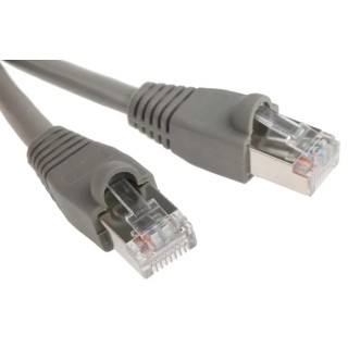 RS PRO Cat5e Ethernet Cable, 2 m Length, Grey Jacket, U/FTP Shielded RJ45 Male to RJ45 Male Connectors 400-9641