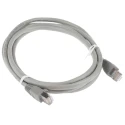 RS PRO Cat5e Ethernet Cable, 2 m Length, Grey Jacket, U/FTP Shielded RJ45 Male to RJ45 Male Connectors 400-9641