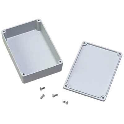 Takachi Electric Industrial Die Cast Aluminium Enclosure IP40 35 mm x 120 mm x 85 mm TD9-12-4N