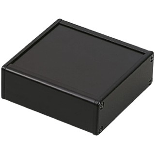 Takachi Electric Industrial Aluminium Enclosure Black Lid 36.5 mm x 100.5 mm x 100 mm CH4-10-10BBP