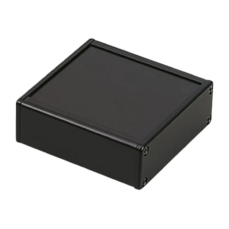 Takachi Electric Industrial Aluminium Enclosure Black Lid 36.5 mm x 100.5 mm x 100 mm CH4-10-10BBP