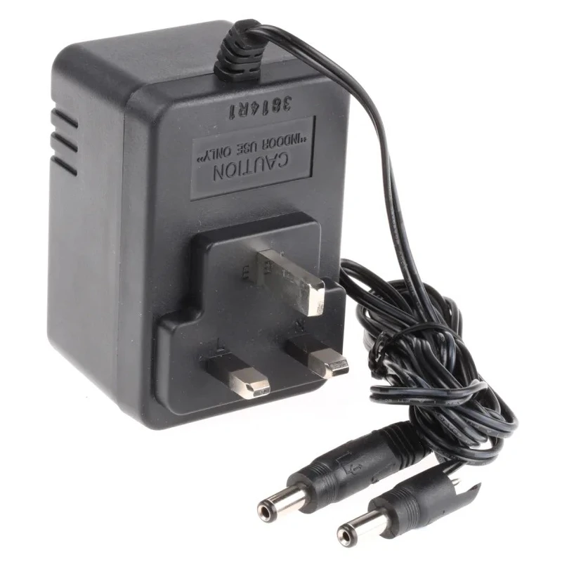 Mascot Interchangeable AC/DC Adapter Type G 12W 12V DC Output 1A 2m Cable 9881000045