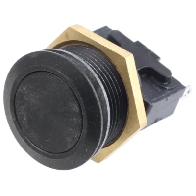 ITW Switches 76-95 Series Panel Mount Momentary Push Button Switch SPDT IP67 19.2 mm Cutout 250 V 10A 76-9513/4044B