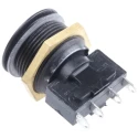 ITW Switches 76-95 Series Panel Mount Momentary Push Button Switch SPDT IP67 19.2 mm Cutout 250 V 10A 76-9513/4044B