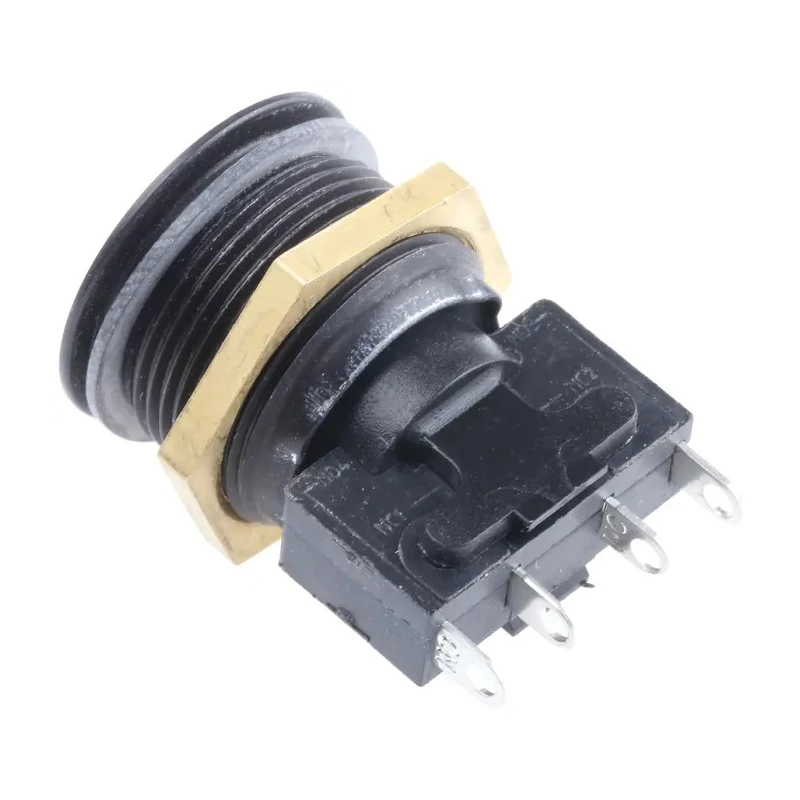 ITW Switches 76-95 Series Panel Mount Momentary Push Button Switch SPDT IP67 19.2 mm Cutout 250 V 10A 76-9513/4044B