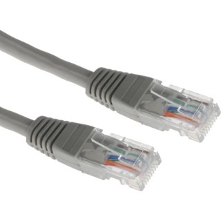 RS PRO Cat5e Ethernet Cable 5 m Grey RJ45 Male to RJ45 Male U/UTP PVC 405-5391