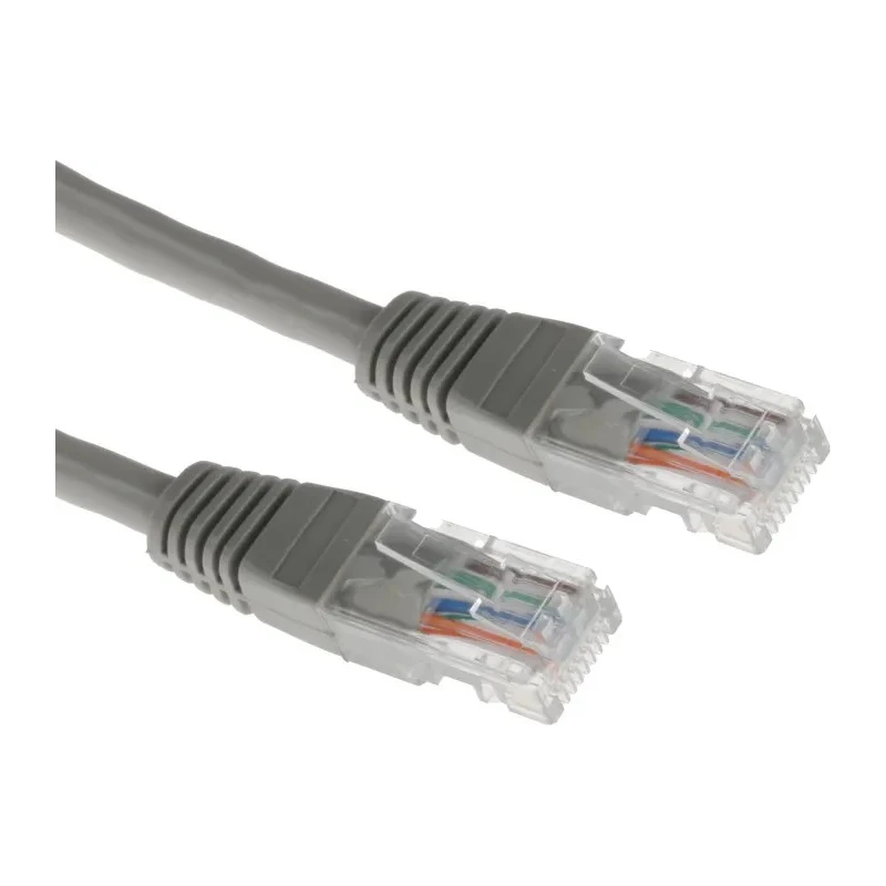 RS PRO Cat5e Ethernet Cable 5 m Grey RJ45 Male to RJ45 Male U/UTP PVC 405-5391