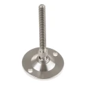 Nu-Tech Engineering M8 50 mm Diameter Stainless Steel Adjustable Foot 300 kg Static Load Capacity 10° Tilt Angle A200/001