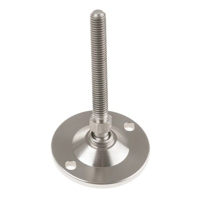 Nu-Tech Engineering M8 50 mm Diameter Stainless Steel Adjustable Foot 300 kg Static Load Capacity 10° Tilt Angle A200/001