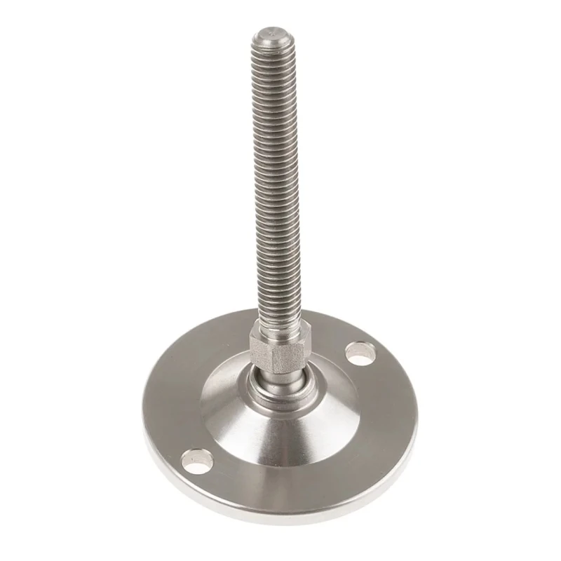 Nu-Tech Engineering M8 50 mm Diameter Stainless Steel Adjustable Foot 300 kg Static Load Capacity 10° Tilt Angle A200/001