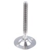 Nu-Tech Engineering Stainless Steel Adjustable Foot M10 Thread, 50 mm Diameter Base, 500 kg Load, 10 ° Tilt A200/002