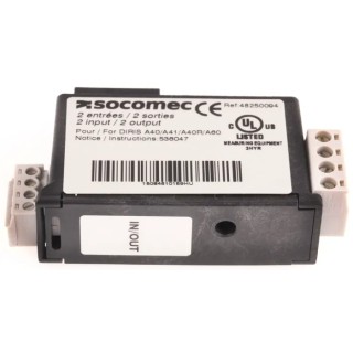 Socomec Output Module for DIRIS A Series 2 I/Os France 4825 0094