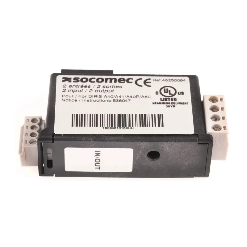 Socomec Output Module for DIRIS A Series 2 I/Os France 4825 0094