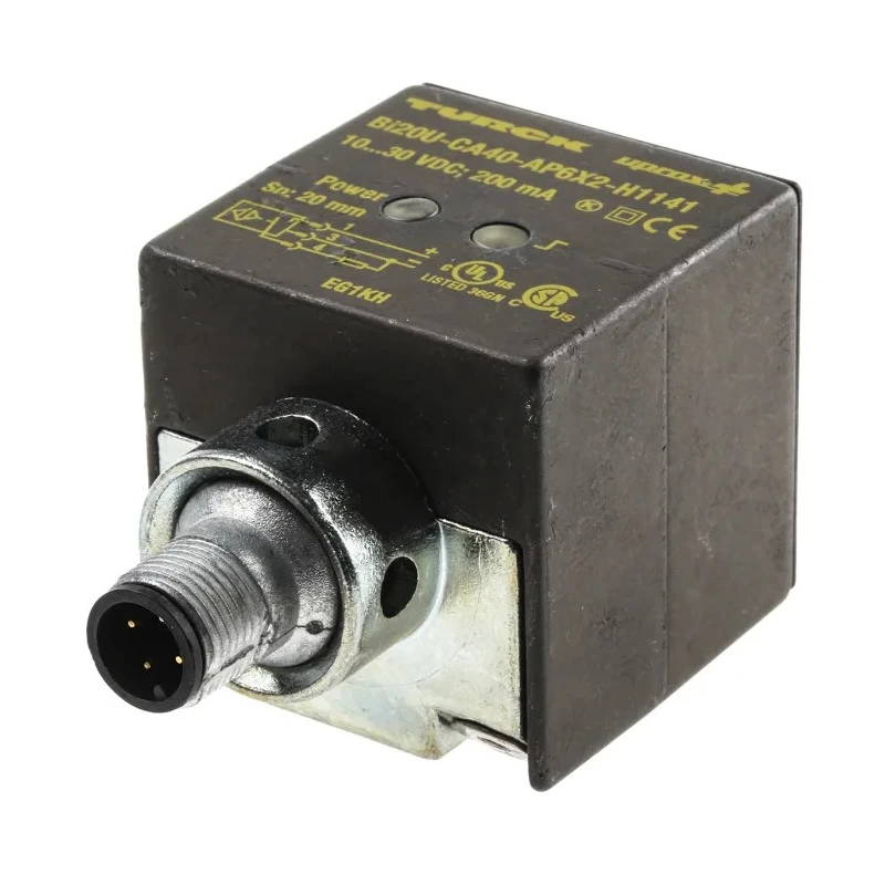Turck Block Inductive Proximity Sensor M12 x 1 PNP Uprox 30 V DC 200 mA BI20U-CA40-AP6X2-H1141