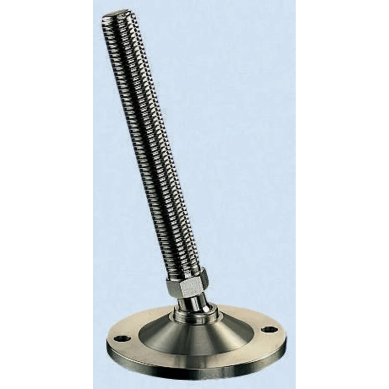 Nu-Tech Engineering M20 100 mm Diameter Stainless Steel Adjustable Foot 2500 kg Static Load Capacity 10 ° Tilt Angle A200/018
