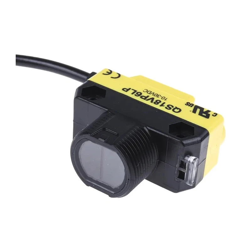 Banner Retroreflective Photoelectric Sensor, Block Sensor, 3.5 m Detection Range, PNP Output, IP67, QS18VP6LP