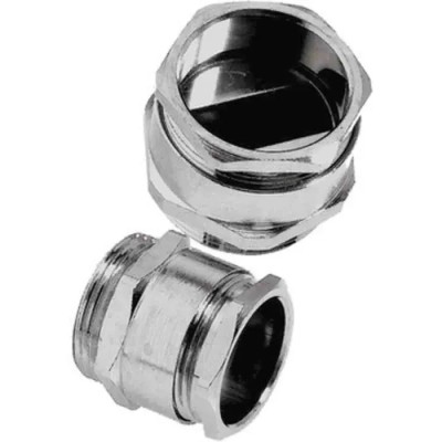 Lapp SKINTOP Series Cable Gland M63 Thread Size, Nickel-Plated Brass Body, IP69 Rated 52103070+53112070