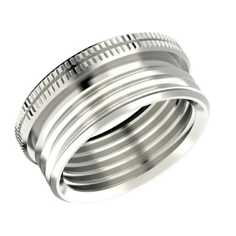 Lapp Cable Gland Adapter M20 Exterior Thread, PG9 Interior Thread, Nickel Plated Brass SKINDICHT MA Series 52104210