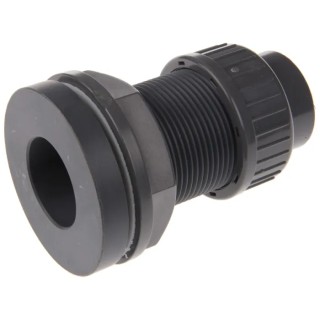 Georg Fischer Plastic Pipe Fitting Straight Press Fit Tank Adapter 1 in 1 in 161050228