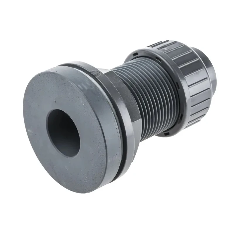 Georg Fischer Plastic Pipe Fitting Straight Press Fit Tank Adapter 25 mm 1-1/4 in 161050247