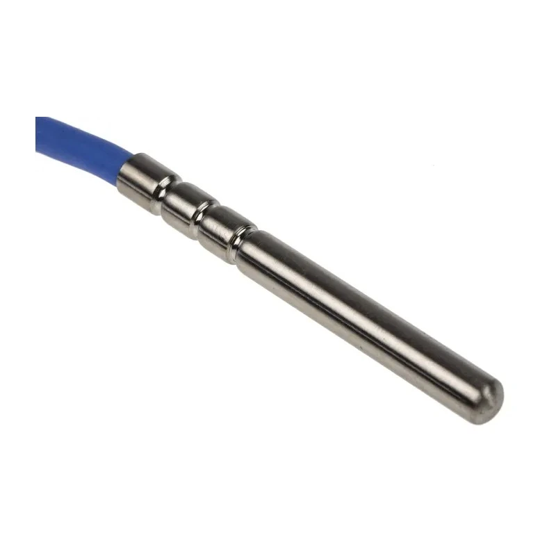 RS PRO PT100 RTD Sensor 6 mm Diameter, 60 mm Length, 4 Wire, Class A Accuracy, Silicone Insulated Cable, 200 °C Max PT100