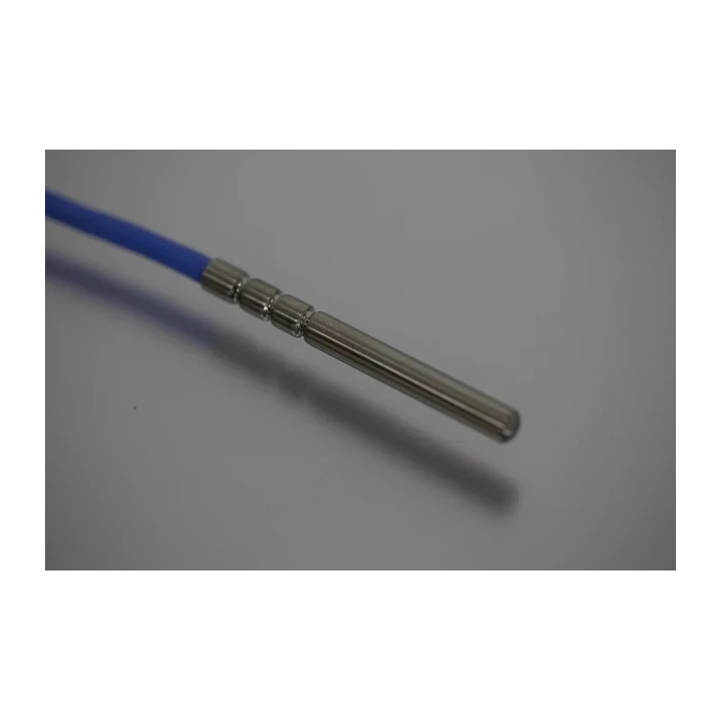 RS PRO PT100 RTD Sensor 6 mm Diameter, 60 mm Length, 4 Wire, Class A Accuracy, Silicone Insulated Cable, 200 °C Max PT100