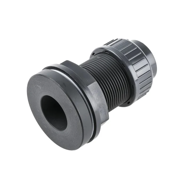 Georg Fischer Plastic Pipe Fitting Straight Press Fit Tank Adapter 32 mm 1-1/2 in 161050248