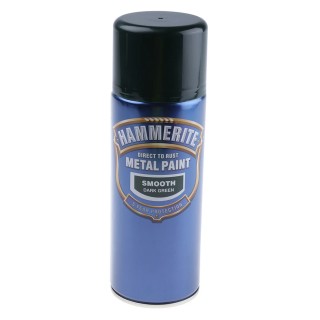 Hammerite 400 ml Green Smooth Spray Paint 5092821, Direct To Rust Metal Paint Smooth Aerosol