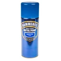 Hammerite 400 ml Blue Smooth Spray Paint Direct To Rust Metal Paint Smooth Aerosol 5092970