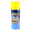 Hammerite Spray Paint Yellow Smooth 400 ml Aerosol Direct To Rust Metal Paint 5092968