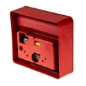 Hoyles K1000 Series Red Fire Alarm Call Point, Snatch-off Plastic Window Operated, Indoor, Battery-Powered K1010R