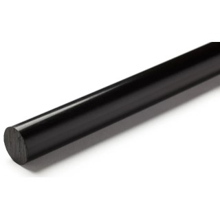RS PRO Black High Density Polyethylene PE Rod, 1 m Length x 50 mm Diameter, Tensile Strength 25 MPa 408-3762