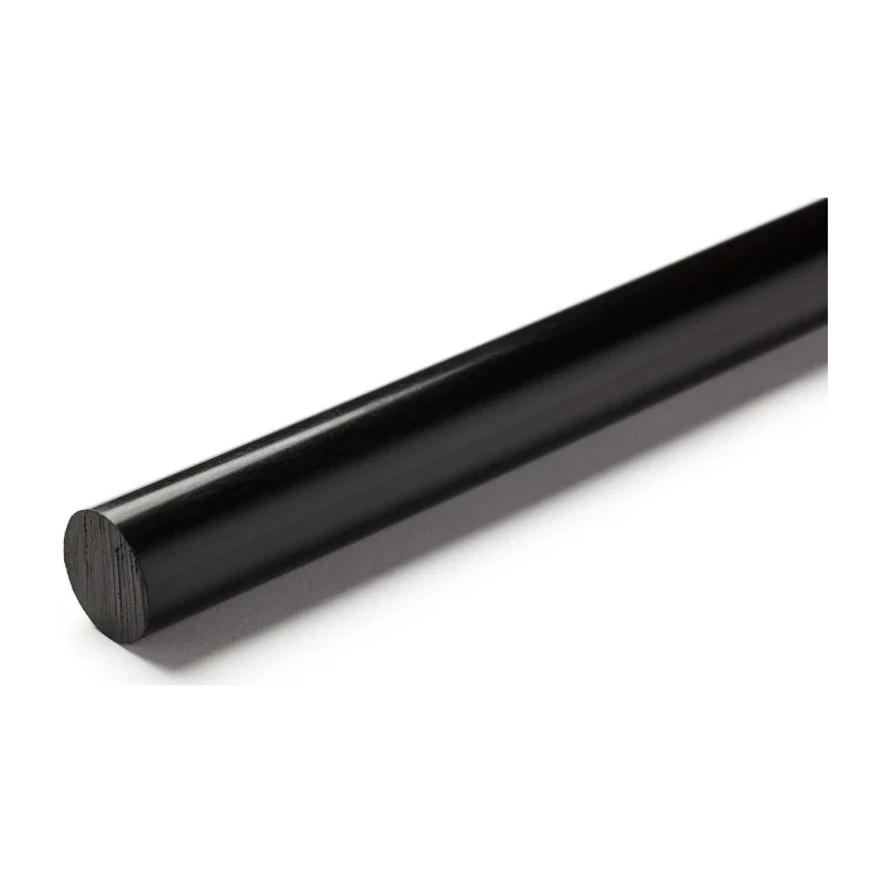 RS PRO Black High Density Polyethylene PE Rod 1 m Length x 80 mm Diameter 25 MPa Tensile Strength 408-3784