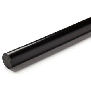 RS PRO Black High Density Polyethylene PE Rod 1 m Length 60 mm Diameter 25MPa Tensile Strength 90°C Max Operating 408-3778