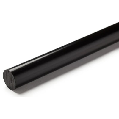 RS PRO Black High Density Polyethylene PE Rod 1 m Length 60 mm Diameter 25MPa Tensile Strength 90°C Max Operating 408-3778