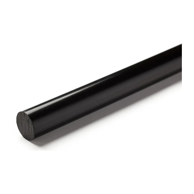 RS PRO Black High Density Polyethylene PE Rod 1 m Length 60 mm Diameter 25MPa Tensile Strength 90°C Max Operating 408-3778