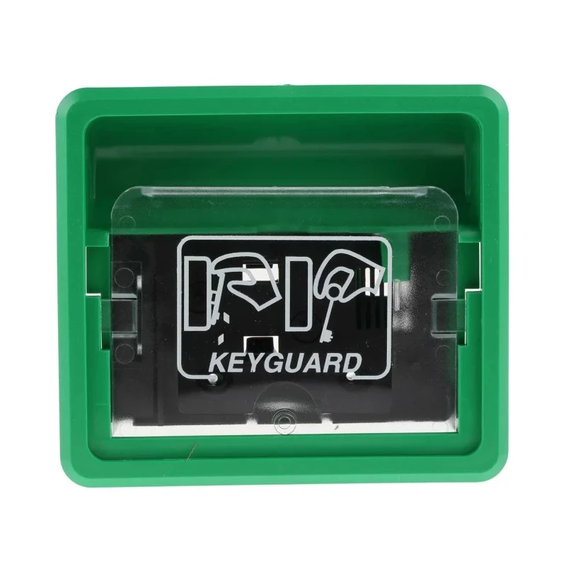 Hoyles K1000 Series Green Fire Alarm Call Point, Snatch-off Plastic Window Operated, Indoor, Battery-Powered K1000G