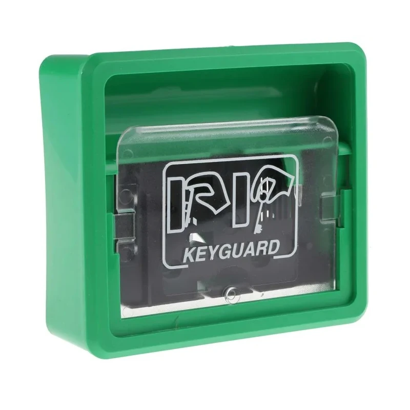 Hoyles K1000 Series Green Fire Alarm Call Point, Snatch-off Plastic Window Operated, Indoor, Battery-Powered K1000G